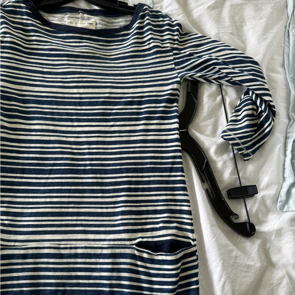 Rag And Bone Stripe Dress With Pockets. Size Small - image 2